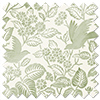 Hollies, Pale Green - Twist&Fit Roller Blind